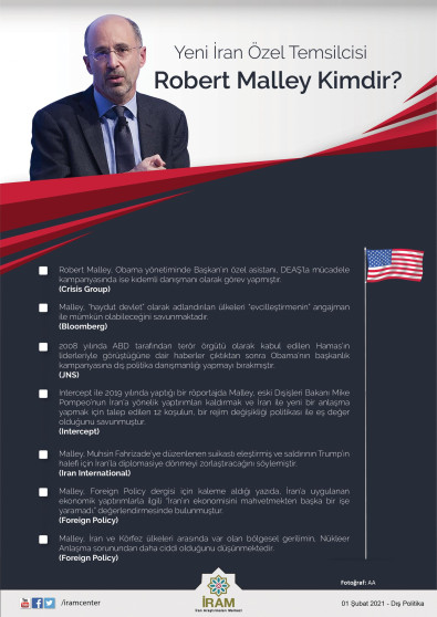 Yeni İran Özel Temsilcisi Robert Malley Kimdir?