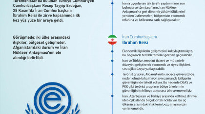 Erdoğan ve Reisi Görüşmesi