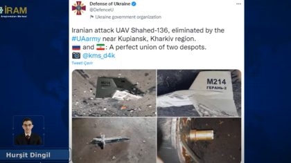 Ukrayna'da İran Şahit-136 Kamikaze Drone'u Düşürüldü
