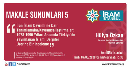 İran İslam Devrimi’ne Dair Tanımlamalar/Kavramsallaştırmalar