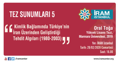 Kimlik Bağlamında Türkiye’nin İran Üzerinden Geliştirdiği Tehdit Algıları (1980-2003)